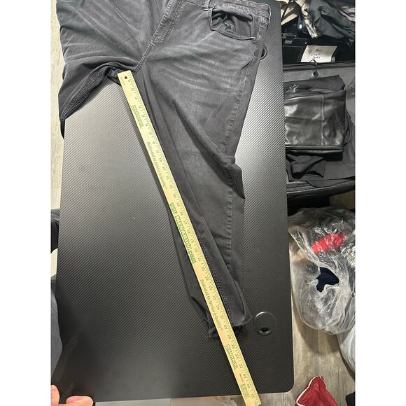 Ripton & Co Women’s Superlite Jeans Black Stretch Denim Size 36 Raw Hem - Picture 7 of 15